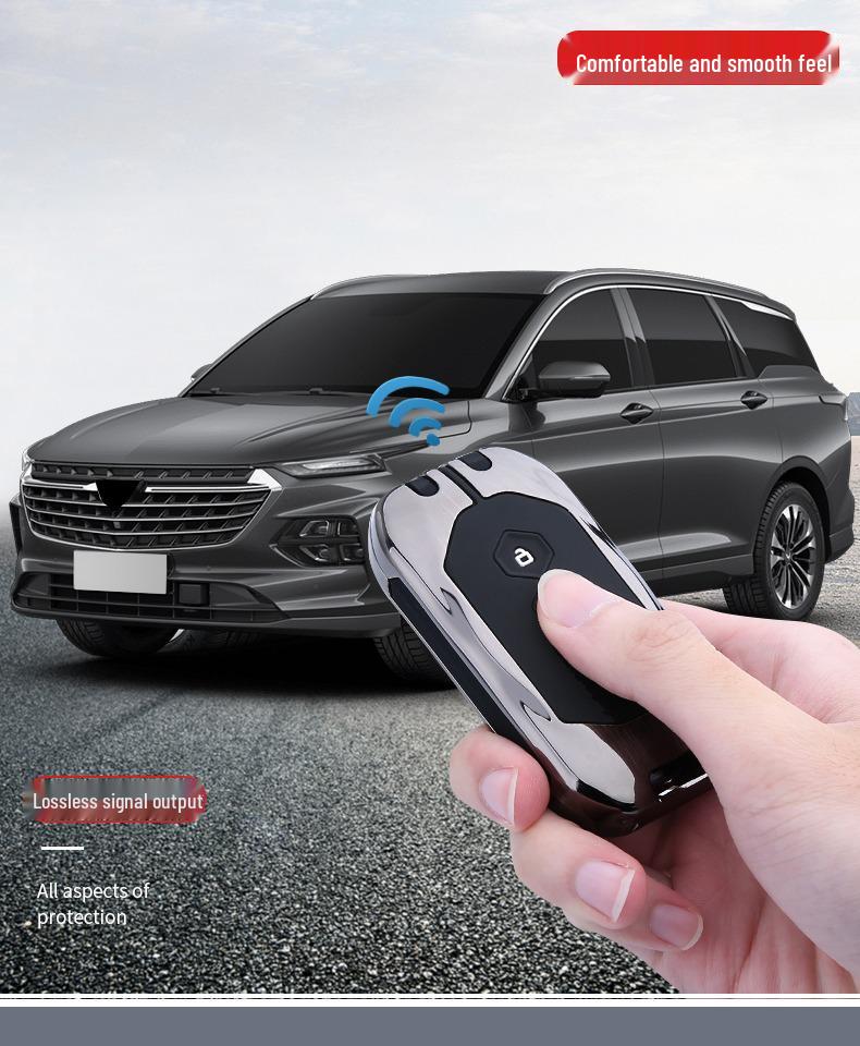 Чехол для ключа Wuling Capgemini 2020: Умный пульт дистанционного управления Металлический корпус и застежка