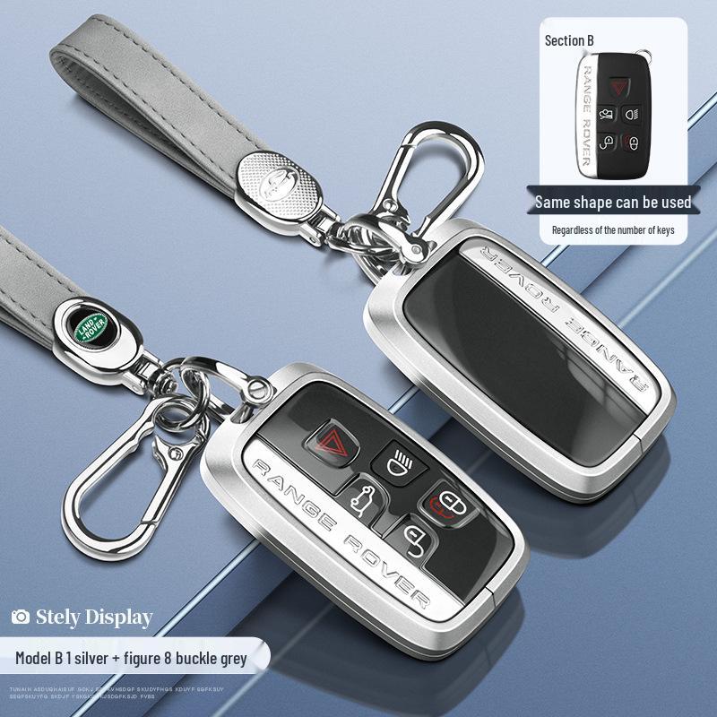 Чехол для ключа Land Rover: Алюминиевый корпус для Range Rover Sport, Velar, Evoque, Discovery, Freelander.