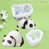 Милый силиконовый молд для молочного пудинга в виде панды, милый мультяшный молд для желе, торта, украшения торта, инструмент для выпечки в пекарне, десертные инструменты