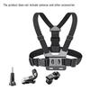 Suitable for Gopro Hero 11 10 9 8 7 6 5 4, DJI, Insta360 Black Accessories Adjustable Chest Strap Chest Strap Waist Belt