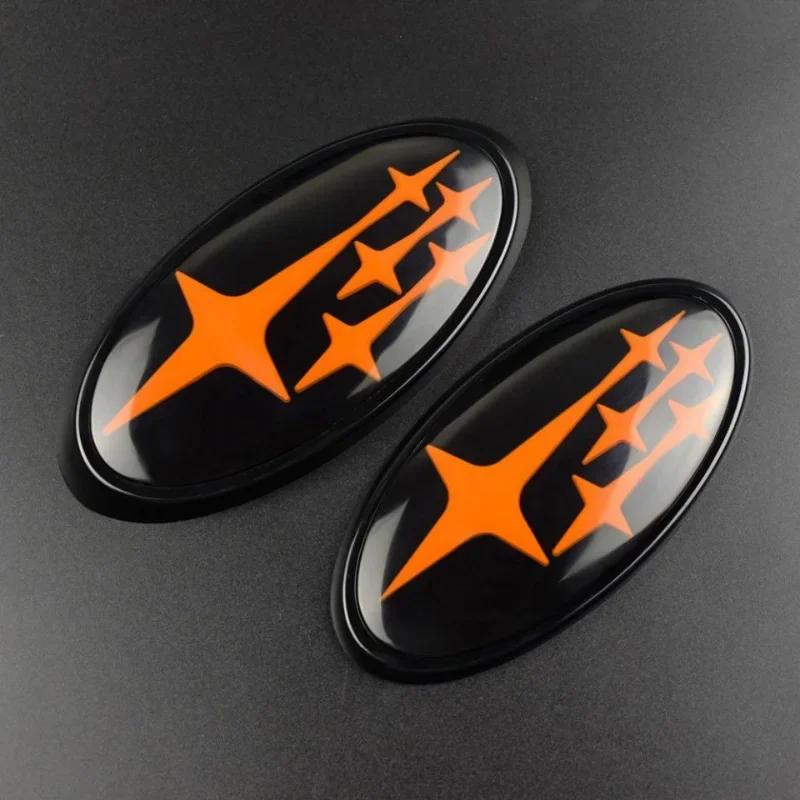 Acrylic Car Front Hood Cover Badge Rear Trunk Emblem Exterior for Subaru Impreza BRZ WRX STI Legacy Outback XV lki1