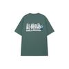Мужские футболки Li Ning из коллекции Urban Outdoor, цвет полынный зеленый, с круглым вырезом, умеренный прямой крой, AHSR983-2