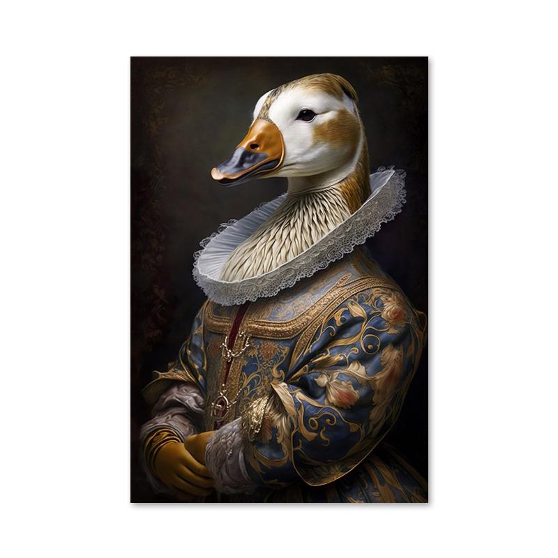 Аристократический постер с животными в стиле ретро, лев, жираф, кошка, печать на холсте, настенные художественные картины для украшения гостиной и дома