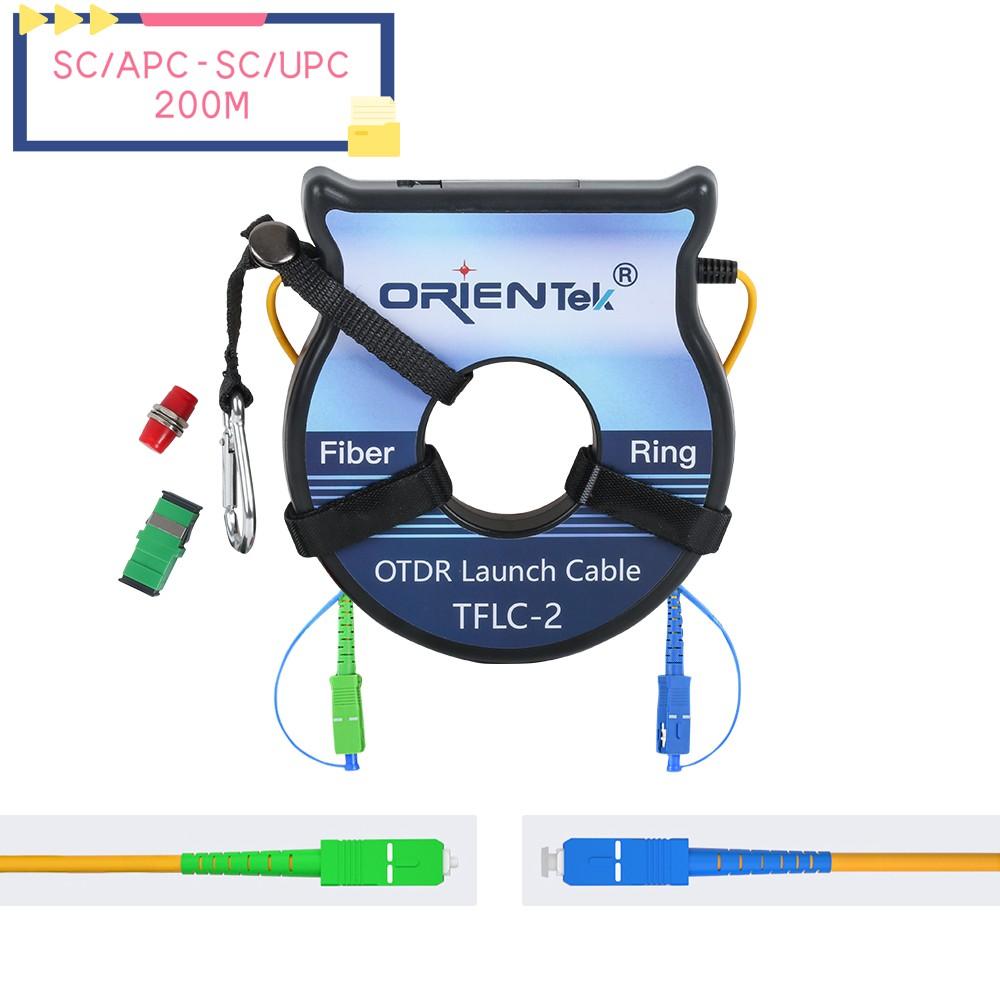 200M SC FC LC UPC APC Connector OTDR De Fibra Launch Cable Fiber Rings Single Mode OTDR Test Extension Cord Dead Zone Eliminator