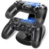 Controller Charger Compatible with PS4, Playstation 4 Game Dualshock 4 Dock Charging Stand Holder