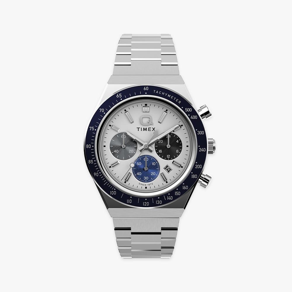 TIMEX Q Timex Хронограф Субциферблат Металлические Часы 40 мм TW2Y36200