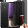 Tempered Glass Protection - Booling - for Samsung Galaxy A32 5G - Anti-spy - Shock-resistant - Pack of 3