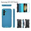 Прочный магнитный чехол для серии Samsung Galaxy S23-S25 | Вращающаяся на 360° подставка + Нескользящий ТПУ+ПК | Ударопрочный чехол для Galaxy