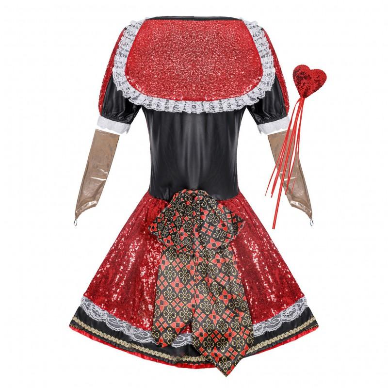 Womens Sexy Queen Dress Halloween Cosplay Costume Party Events