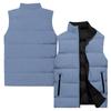 Men's Casual And Fashionable Sleeveless Vest, Solid-color Printed Cotton Jacket