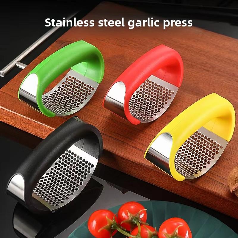 Stainless Steel Garlic Press Garlic Mash Manual Mash Garlic Mash Garlic Press Ring Garlic Press