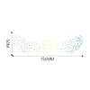 6 Sheets Waterproof Temp Tattoos Glitter Freckles Holographic Stickers Heart Freckle Tattoos Glitter Decals