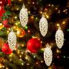 5 Pieces Christmas Tree Pinecones Ornaments Pine Cone Baubles Xmas