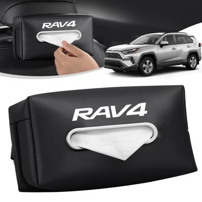 LUTU Индивидуальная салфетница для автомобиля для Нового RAV4 Подходит для всех салфеток Кожаный материал Роскошное ощущение Водонепроницаемость Простота установки Эксклюзивный логотип