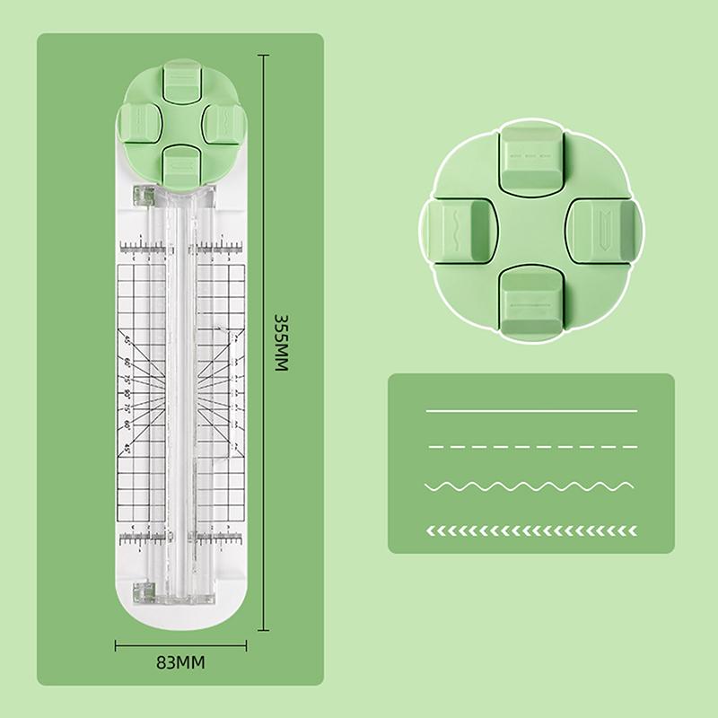 Триммер для бумаги 4 в 1 Резак для крафтовой бумаги Многофункциональный инструмент для скрапбукинга для резки бумаги Фотографии Скрапбук Открытка