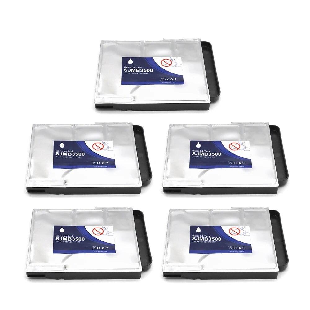 SJMB3500 Ящик для обслуживания C33S020580 Резервуар для отработанных чернил для Epson ColorWorks TM-C3500 TM-C3510 TM-C3520 TM C3500 C3510 Принтер этикеток