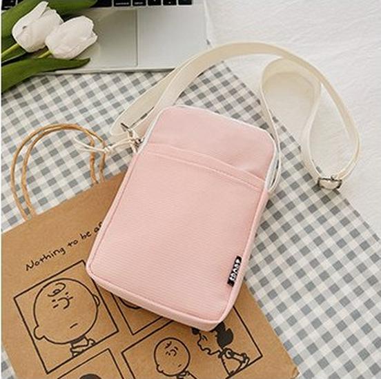 Женская ультралегкая холщовая сумка кроссбоди - Компактный летний держатель для мобильного телефона