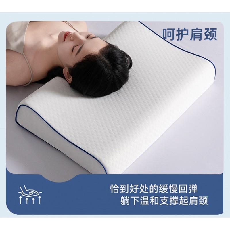 Memory Foam Cervical Pillow Neck Support Sleep Aid Adult Ergonomic Contour Home Office Car Use