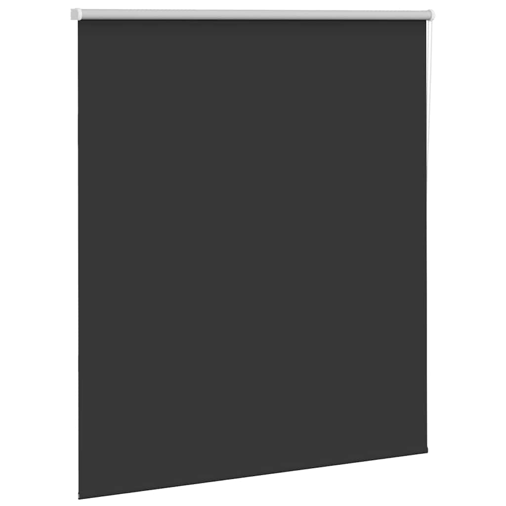 Black Blackout Roller Blind 120 x 130 cm Fabric Width 116.6 cm