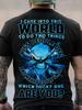 Men's Casual Short Sleeve T-Shirt with Edgy Skull Print - Stretch -Spandex Blend, Regular Fit Round Neck Tee Suitable for All-Seas