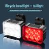 Rechargeable High-Beam Bike Light Set: Front Flashlight & Rear Taillight for Night Cycling