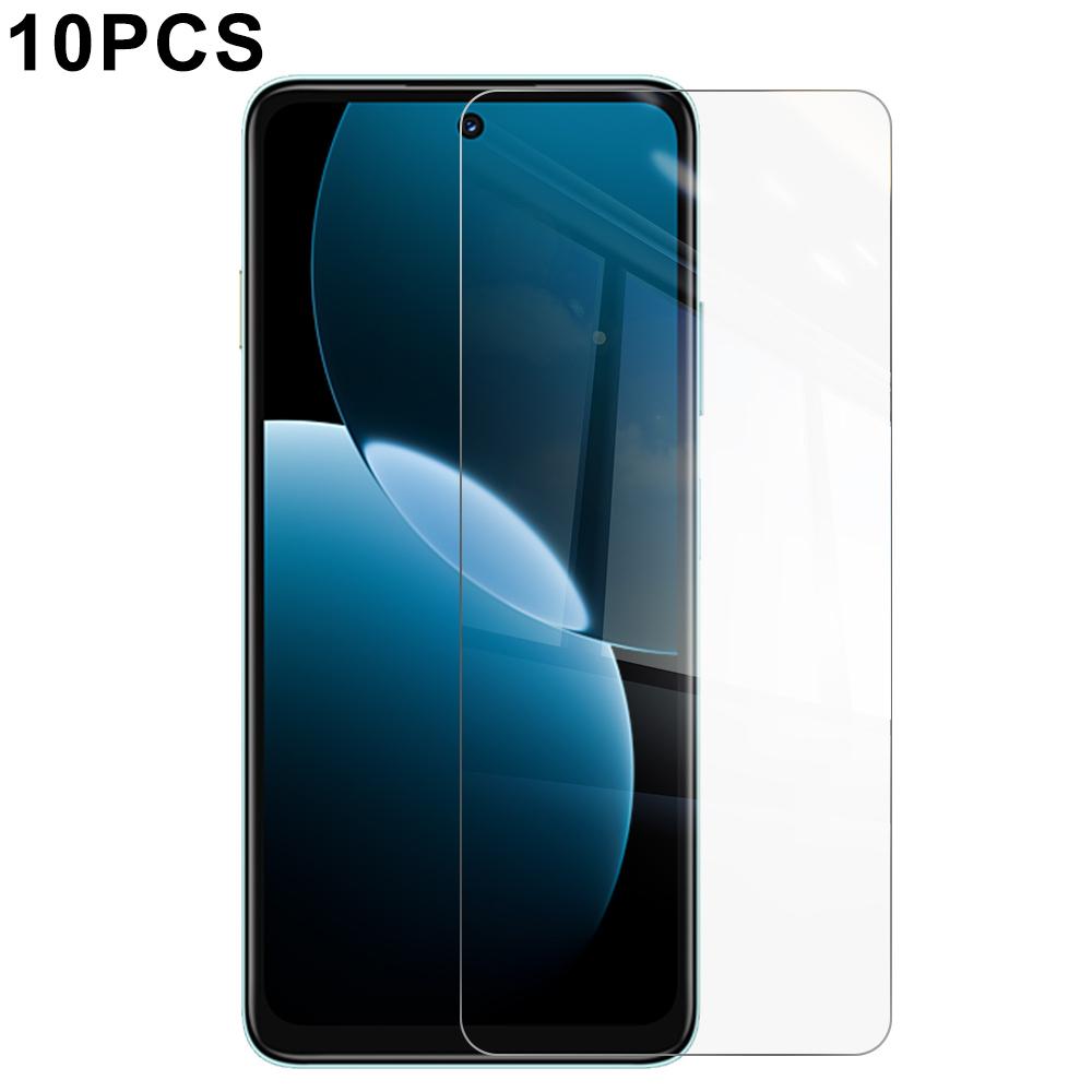 RURIHAI 10Pcs For Wiko Hi Enjoy 80 5G Screen Protector 0.26mm 2.5D High Aluminium Silicon Glass Film