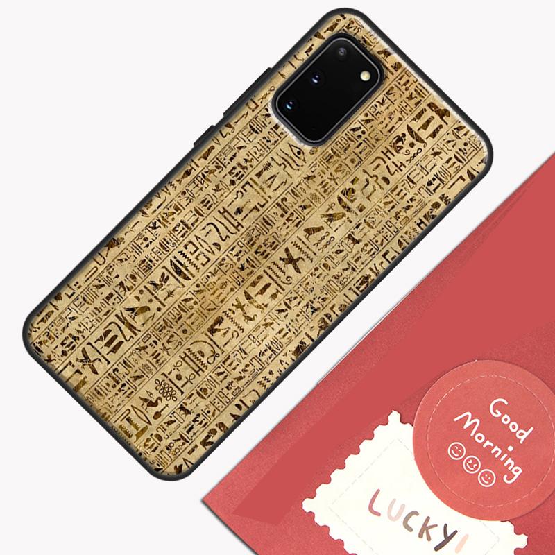 Egypt Pharaoh Mural Case For Samsung Galaxy S22 S21 S23 Ultra Note 20 S8 S9 S10 Note 10 Plus S20 FE Back Cover