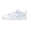 Nike Кроссовки Court Borough Ice Blue Heart Низкие Скейтборд Обувь Женские Синий Белый BQ5448-100(TeamS-S-BOX)