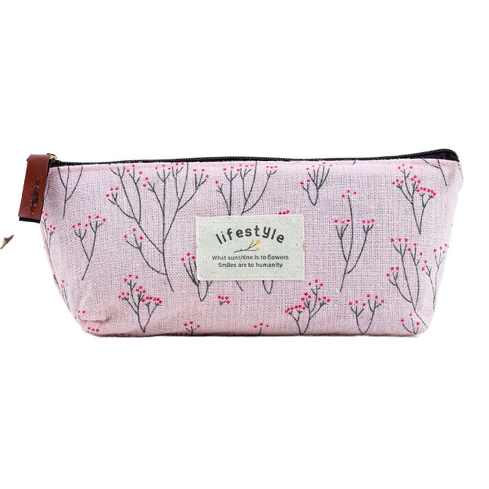 Stationery Lovely for Girl Fabric Makeup Bag Student Pencil Bag Pen Bags Pencil Case Zipper Pouch