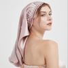100% Mulberry Silk Sleep Cap for Long Hair Bonnet with Soft Elastic Band for Woman Hair Care