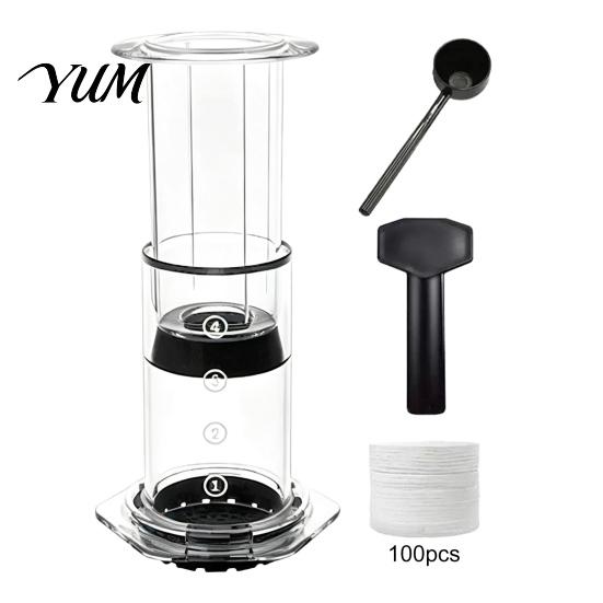 Handheld Coffee Brewer Portable Manual Maker, Pour-Over And Espresso Style Press, Lightweight Extractor Brewing Compression Cup for Office Camping