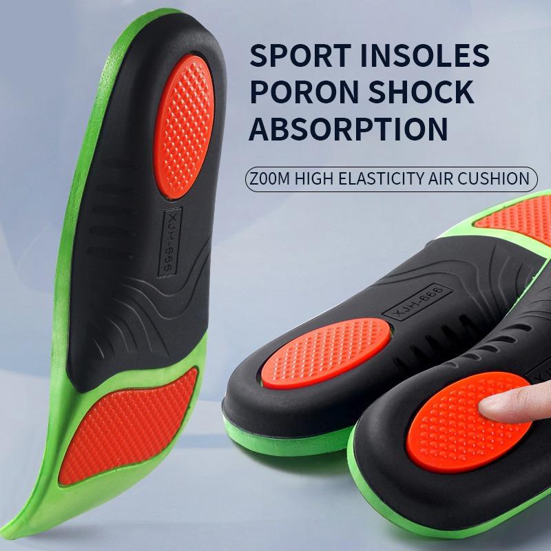 Sports Insole EVA - Shock-absorbing Insole with Arch Support and Heel Cushioning, Enhancing Comfort, Shock-absorbing Softness, Anti Slip and Anti