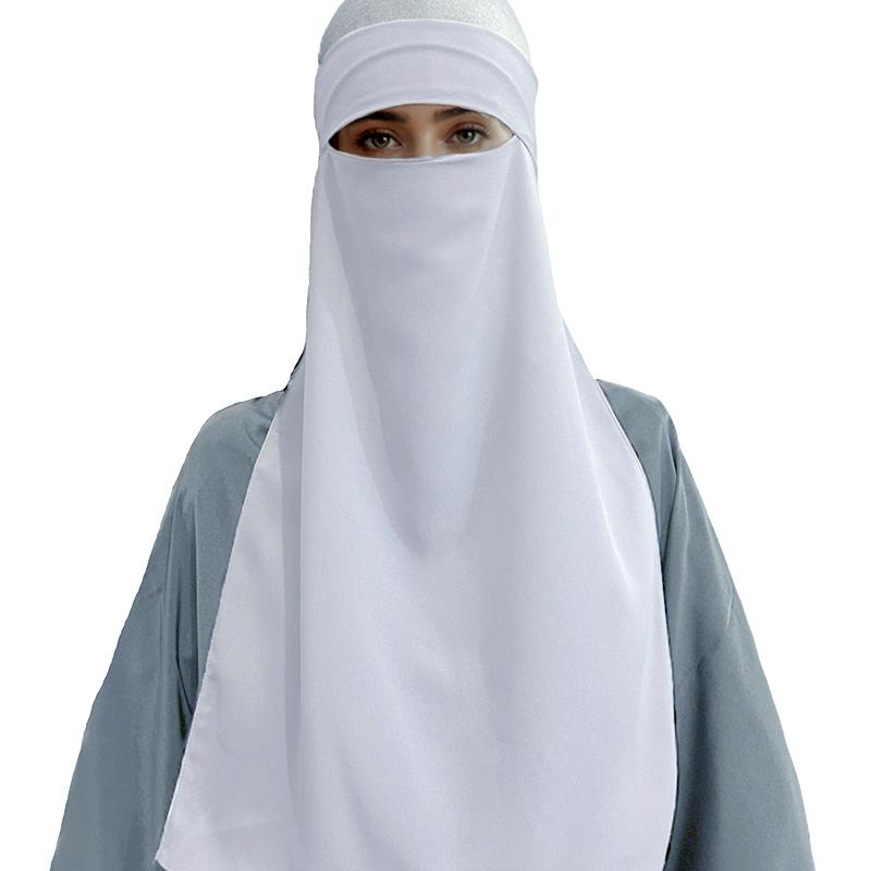 1 шт. защитная маска для лица от солнца, однотонная однослойная женская повязка на голову, модная ближневосточная солнцезащитная маска