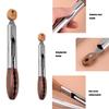 Durable Walnut Tongs Salad Tongs Wooden Cookware for Cooking and Kitchen Use Stainless Steel Head for Easy Food Handling