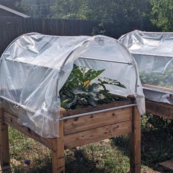 Greenhouse Plastic Sheeting Heavy Duty Clear Polyethylene Film UV Resistant Greenhouse Covering Tarp for Outdoor Hoop House Garden Farm Agriculture