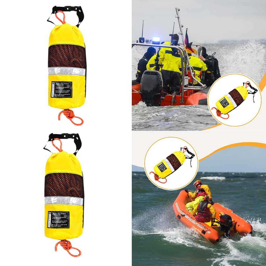 Плавучий спасательный трос Портативный спасательный трос для воды для гребли на каноэ, катания на лодке, яхтинга, плавания, каякинга