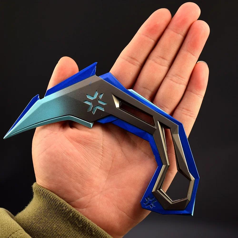 15CM Valorant Game Peripherals VCT Claw Knife Full Metal Craft Weapon Model Collectible Desk Ornaments Birthday Gift for Boy Toy
