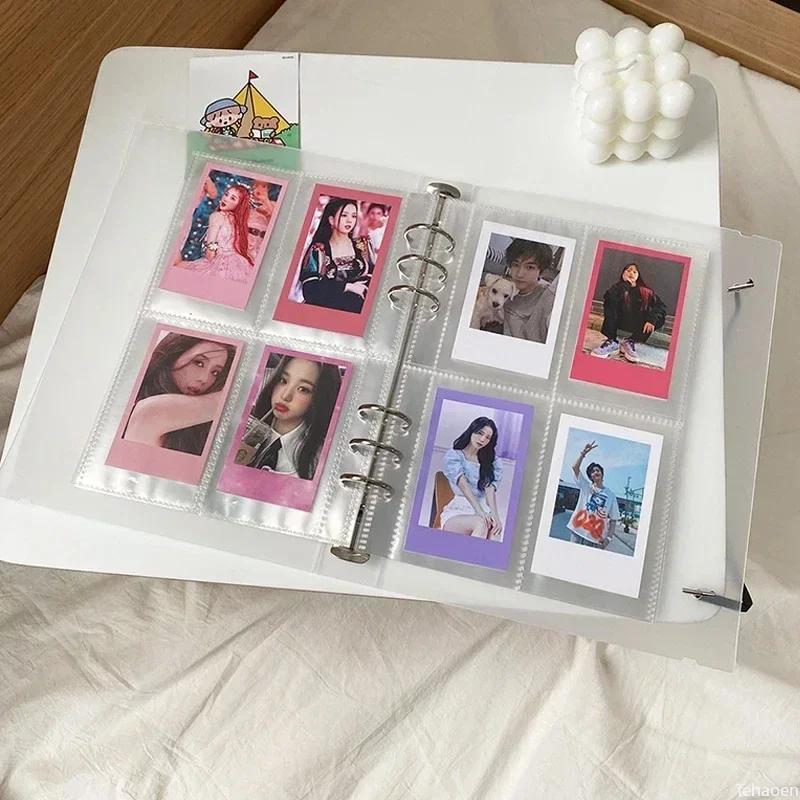 A5 Photocard Binder Cover Kpop Photo Album Simple Card Binder Collect Book Loose-leaf Photocard Album Kpop Card Binder