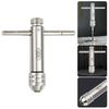 Adjustable Ratchet Hand Tap Wrench Ergonomic Handle Suitable For Easy Threading In Metal&Repair Work Mechanics Home Use