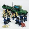 Специальный полицейский военный костюм бандитский боец война земля Плюс море джип Компактный строительный блок игрушечные куклы Детские товары
