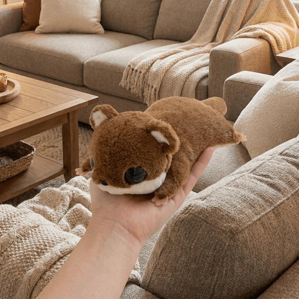 Orange Brown Sugar Glider Plush Toy Cute Cartoon Flying Squirrel Plush Festival Gift