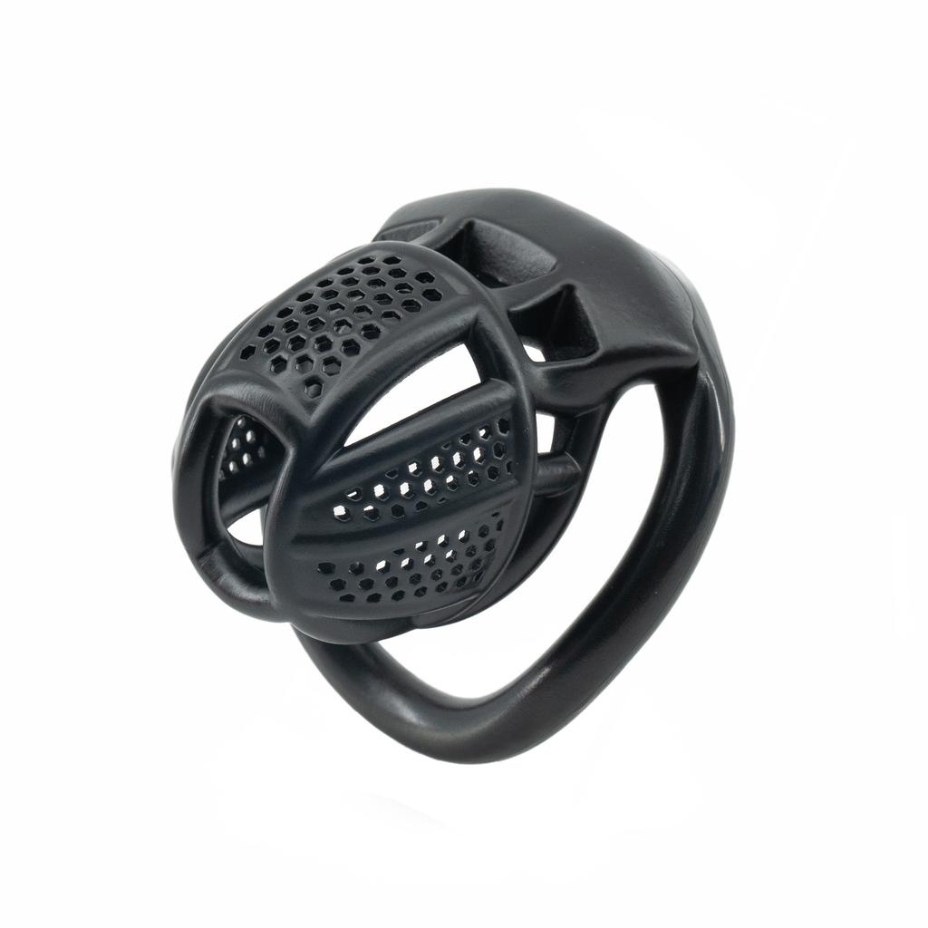 Resin Penile Plastic Restraint Cage S/M/L Easy to Clean Invisible Arc Ring Honeycomb Mesh Male Chastity Lock Sex Products