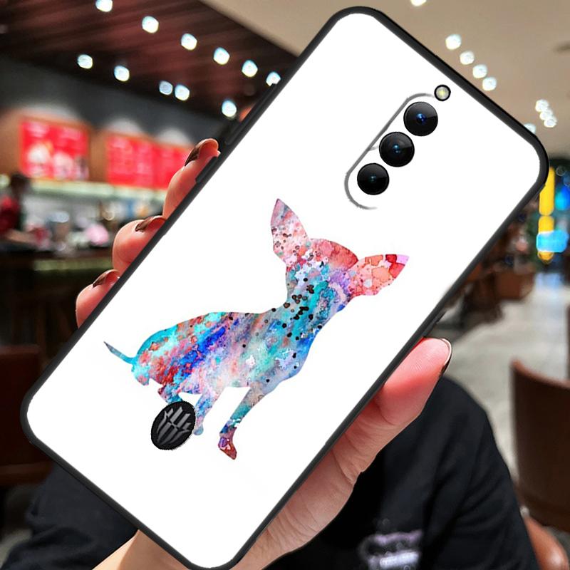 Чехол с цветочным рисунком и мордочкой чихуахуа для ZTE Nubia Red Magic 10S 10 8 9 8S 9S 11 Pro Plus 5G 6R 6 7 6S 7S Pro 10 Air