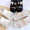 New DIY Hole Shoes Shoe Flower Pearl Flower Rhinestone Perfume Bottle Decorative Buckle Accessories Removable Shoe Buckle