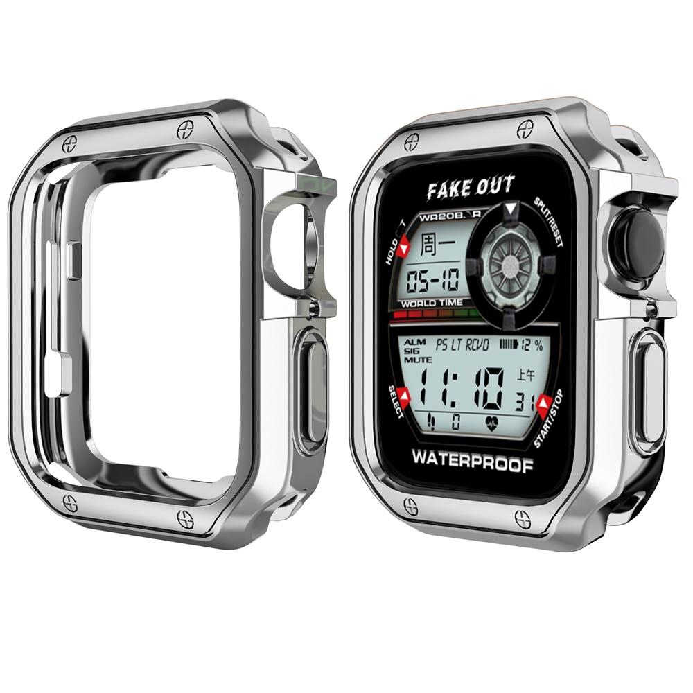 Чехол из ТПУ для Apple Watch Корпус 44 мм/40 мм 42 мм/38 мм 45 мм 41 мм бампер Защита экрана Аксессуары для корпуса iWatch Серии 6 3 SE 7 8 9