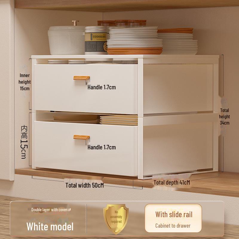 Стойка для шкафа с ящиками: Выдвижная корзина для специй и мисок