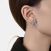 1 Pair Women Shape Stud Ear Earrings Bowknot Studs Cute Piercing Bow Earrings Ear