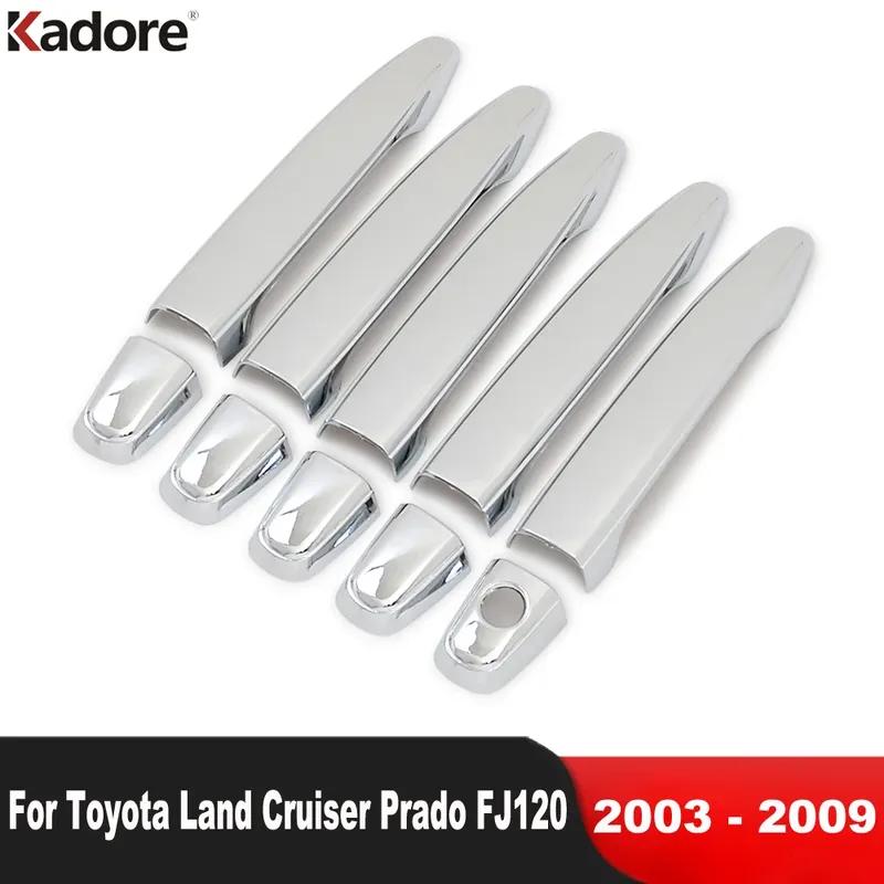 Для Toyota Land Cruiser Prado J120 2003 2004 2005 2006 2007 2008 2009 Хромированные Накладки на Ручки Боковых Дверей Автомобиля Аксессуары