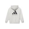 Adidas SS23 Chapter 03 Series Knit Long-Sleeve Hoodie With Brand Logo Print Unisex Tops White IN4241