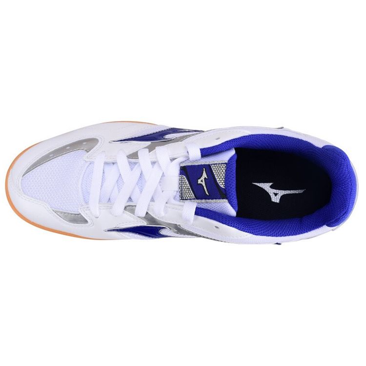 Mizuno Crossmatch Plio RX4 White Blue Unisex Sneakers Red 81GA183014